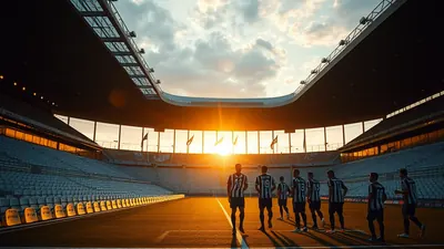 Ceará Sporting Club Trains for Match against Internacional